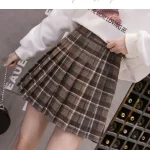 jupe pliss e taille haute pour coll ge belle jupe poilue mode grande taille mot a