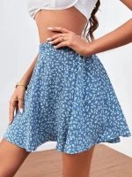 Jupe Short à Fleur