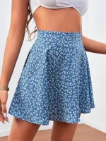 Jupe Short à Fleur
