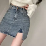 Jupe Short En Jean
