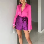 Jupe Short Fantaisie à Nœud
