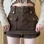 Jupe Short Suedine