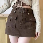 Jupe Short Suedine