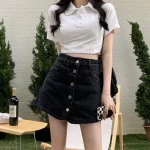 Jupe Short Taille Haute