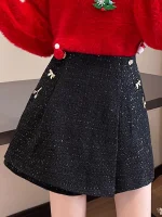 Jupe Short Tweed