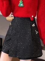 Jupe Short Tweed