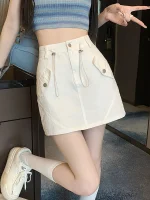 Short Jupe Femme Blanche